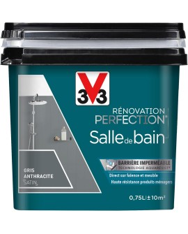 V33 Peinture de rénovation salle de bain, Rénovation perfection® Blanc satin 2L