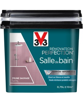 V33 Peinture de rénovation salle de bain, Rénovation perfection® Blanc satin 2L