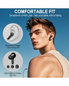 yobola Ecouteurs Bluetooth sans Fil, Sport Ecouteur Bluetooth 5.4 HiFi Stéréo Basses, Mini Casque Bluetooth sans Fil avec 4 ENC