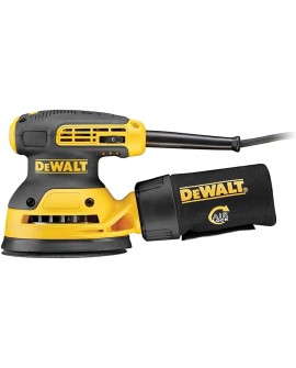 DEWALT - Ponceuse excentrique Ø 125 mm - 280 W à vitesse réglable - de 8,000 à 12,000 Orb / min - DWE6423-QS