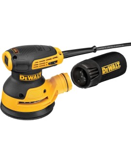 DEWALT - Ponceuse excentrique Ø 125 mm - 280 W à vitesse réglable - de 8,000 à 12,000 Orb / min - DWE6423-QS