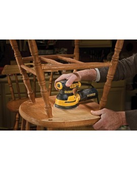 DEWALT - Ponceuse excentrique Ø 125 mm - 280 W à vitesse réglable - de 8,000 à 12,000 Orb / min - DWE6423-QS