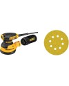 DEWALT - Ponceuse excentrique Ø 125 mm - 280 W à vitesse réglable - de 8,000 à 12,000 Orb / min - DWE6423-QS