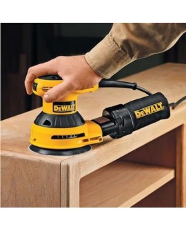 DEWALT - Ponceuse excentrique Ø 125 mm - 280 W à vitesse réglable - de 8,000 à 12,000 Orb / min - DWE6423-QS