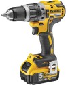 DEWALT - Perceuse visseuse à percussion compact brushless XR 18V - perceuse sans fil avec coffret TSTAK - 2 batteries / chargeur