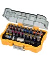 DEWALT Coffret de 32 Embouts de Vissage de 25mm Robustes et Précis - Assortiment de 32 Embouts de Vissage avec Porte-Embout à