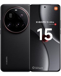 Xiaomi 15 Ultra Smartphone, 16+512GB, Noir, Super téléobjectif Leica 200MP 100mm, Batterie 5410mAh, HyperCharge 90W, HyperAI