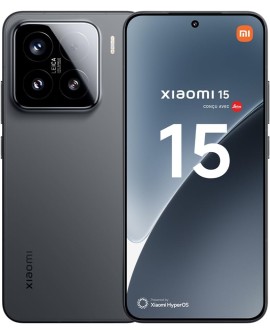 Xiaomi 15 Ultra Smartphone, 16+512GB, Noir, Super téléobjectif Leica 200MP 100mm, Batterie 5410mAh, HyperCharge 90W, HyperAI