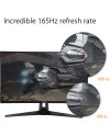 ASUS TUF Gaming VG27VQ - Ecran PC Gamer eSport 27" FHD - Dalle VA incurvée - 16:9 - 165Hz - 1ms - 1980x1080 - Display Port, HDMI