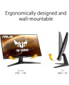 ASUS TUF Gaming VG27VQ - Ecran PC Gamer eSport 27" FHD - Dalle VA incurvée - 16:9 - 165Hz - 1ms - 1980x1080 - Display Port, HDMI