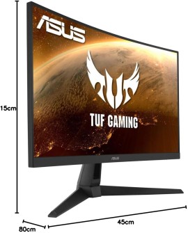 ASUS TUF Gaming VG27VQ - Ecran PC Gamer eSport 27" FHD - Dalle VA incurvée - 16:9 - 165Hz - 1ms - 1980x1080 - Display Port, HDMI