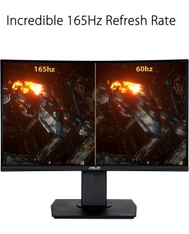 ASUS TUF Gaming VG27VQ - Ecran PC Gamer eSport 27" FHD - Dalle VA incurvée - 16:9 - 165Hz - 1ms - 1980x1080 - Display Port, HDMI