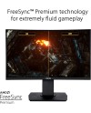 ASUS TUF Gaming VG27VQ - Ecran PC Gamer eSport 27" FHD - Dalle VA incurvée - 16:9 - 165Hz - 1ms - 1980x1080 - Display Port, HDMI