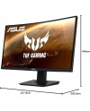 ASUS TUF Gaming VG27VQ - Ecran PC Gamer eSport 27" FHD - Dalle VA incurvée - 16:9 - 165Hz - 1ms - 1980x1080 - Display Port, HDMI