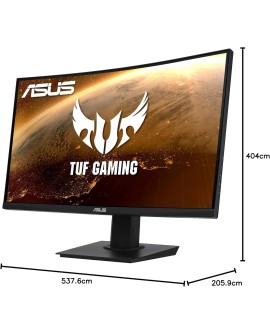 ASUS TUF Gaming VG27VQ - Ecran PC Gamer eSport 27" FHD - Dalle VA incurvée - 16:9 - 165Hz - 1ms - 1980x1080 - Display Port, HDMI