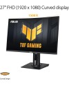 ASUS TUF Gaming VG27VQ - Ecran PC Gamer eSport 27" FHD - Dalle VA incurvée - 16:9 - 165Hz - 1ms - 1980x1080 - Display Port, HDMI