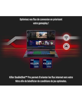 Acer Nitro V 15 ANV15-51-98ST, Ordinateur Portable Gaming 15.6'' Full HD IPS 165Hz, (Intel Core i9-13900H, NVIDIA GeForce RTX