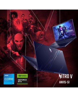 Acer Nitro V 15 ANV15-51-98ST, Ordinateur Portable Gaming 15.6'' Full HD IPS 165Hz, (Intel Core i9-13900H, NVIDIA GeForce RTX