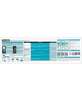 Tollens - Peinture Blanche Cuisines et Salle de bain - Résiste à l'Humidité et aux Moisissures - Velours - Blanc 1L  12m2