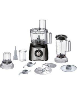 Bosch MultiTalent 3 MCM3501M – Robot de cuisine polyvalent avec plus de 50 fonctions – 800 W – Capacité de 2,3 L – Couleur :