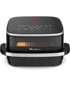 Moulinex Easy Fry XL Surface & Pizza 4L, Air fryer, Très grande surface de cuisson, Compact, Fenêtre de visualisation, Noir,