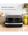 Moulinex Easy Fry XL Surface & Pizza 4L, Air fryer, Très grande surface de cuisson, Compact, Fenêtre de visualisation, Noir,