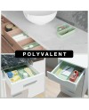 Ensemble de séparateurs de tiroirs VMbathrooms pour tous les besoins | Boîtes de rangement pratiques pour bureau | Séparateurs