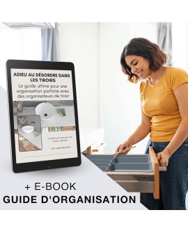 Ensemble de séparateurs de tiroirs VMbathrooms pour tous les besoins | Boîtes de rangement pratiques pour bureau | Séparateurs