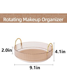 Organisateur Maquillage Rotatif, Rangement Maquillage Rotatif 360°, Organisateur de Cosmétiques, Présentoir Cosmétique,