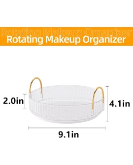 Organisateur Maquillage Rotatif, Rangement Maquillage Rotatif 360°, Organisateur de Cosmétiques, Présentoir Cosmétique,