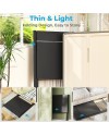 GreenForest Petit Bureau Pliant 70cm, Table Pliable Gaming avec à 2 Niveaux Rangement, Mini Bureau d'Ordinateur PC Portable pour
