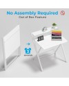GreenForest Petit Bureau Pliant 70cm, Table Pliable Gaming avec à 2 Niveaux Rangement, Mini Bureau d'Ordinateur PC Portable pour