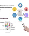 Tekemai Coloré Veilleuse Enfant, Toucher Lumière LED Lampe de Nuit, 9 Couleurs USB Rechargeable, Lampe de Silicone, Lampe de