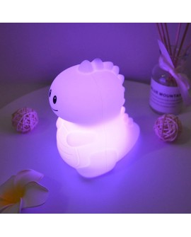 Tekemai Coloré Veilleuse Enfant, Toucher Lumière LED Lampe de Nuit, 9 Couleurs USB Rechargeable, Lampe de Silicone, Lampe de