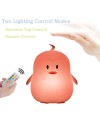 Tekemai Coloré Veilleuse Enfant, Toucher Lumière LED Lampe de Nuit, 9 Couleurs USB Rechargeable, Lampe de Silicone, Lampe de