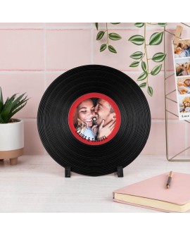 Wanapix | Vinyle Personnalisé | Chanson sur Spotify | Vinyle Décoratif Vintage| Pour la Table | Pieds de Support Inclus | Cadeau