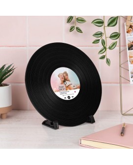 Wanapix | Vinyle Personnalisé | Chanson sur Spotify | Vinyle Décoratif Vintage| Pour la Table | Pieds de Support Inclus | Cadeau