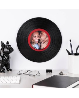 Wanapix | Vinyle Personnalisé | Chanson sur Spotify | Vinyle Décoratif Vintage| Pour la Table | Pieds de Support Inclus | Cadeau