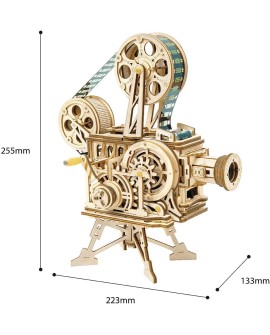 ROKR Kit de Construction en Bois 3D sans Colle Laser Cut Puzzles 3D Maquette Bois (Perpetual Calendar)