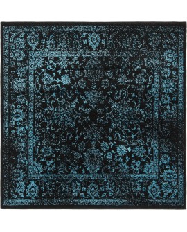 Safavieh Adirondack Collection Tapis Vintage à Poils Courts pour Salon, Salle à Manger, Chambre à Coucher Ivoire et Argent 91 x