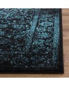 Safavieh Adirondack Collection Tapis Vintage à Poils Courts pour Salon, Salle à Manger, Chambre à Coucher Ivoire et Argent 91 x