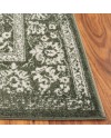 Safavieh Adirondack Collection Tapis Vintage à Poils Courts pour Salon, Salle à Manger, Chambre à Coucher Ivoire et Argent 91 x