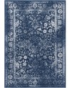 Safavieh Adirondack Collection Tapis Vintage à Poils Courts pour Salon, Salle à Manger, Chambre à Coucher Ivoire et Argent 91 x