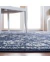 Safavieh Adirondack Collection Tapis Vintage à Poils Courts pour Salon, Salle à Manger, Chambre à Coucher Ivoire et Argent 91 x