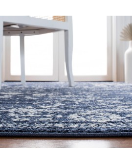 Safavieh Adirondack Collection Tapis Vintage à Poils Courts pour Salon, Salle à Manger, Chambre à Coucher Ivoire et Argent 91 x