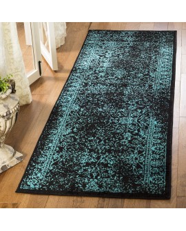 Safavieh Adirondack Collection Tapis Vintage à Poils Courts pour Salon, Salle à Manger, Chambre à Coucher Ivoire et Argent 91 x