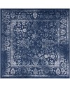 Safavieh Adirondack Collection Tapis Vintage à Poils Courts pour Salon, Salle à Manger, Chambre à Coucher Ivoire et Argent 91 x