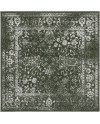 Safavieh Adirondack Collection Tapis Vintage à Poils Courts pour Salon, Salle à Manger, Chambre à Coucher Ivoire et Argent 91 x