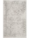 Safavieh Adirondack Collection Tapis Vintage à Poils Courts pour Salon, Salle à Manger, Chambre à Coucher Ivoire et Argent 91 x