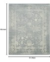 Safavieh Adirondack Collection Tapis Vintage à Poils Courts pour Salon, Salle à Manger, Chambre à Coucher Ivoire et Argent 91 x